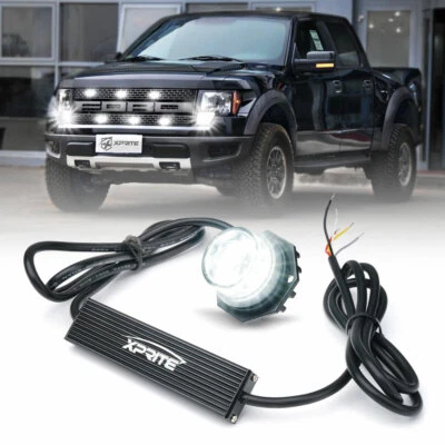 $29.99 • Buy Xprite LED Hide-A-Way Strobe Light Side Marker Emergency Warning Internal Mount