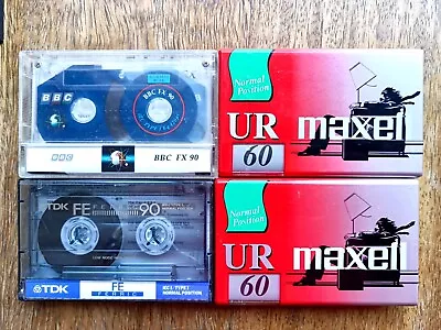4x Cassette Tapes TDK BBC Maxell • £3