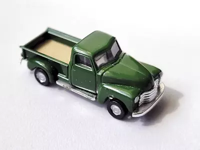 N Scale Busch Vehicle 1950 Chevy Pickup Green CUSTOM Details • $17.99