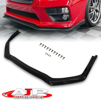 $44.99 • Buy Front Bumper Lower Spoiler Lip Wing Chin Splitter For 2015-2017 Subaru WRX / STI