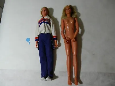 Vintage Bionic Woman Action Figure- (2) Figures-six Million Dollar Man Series • $75