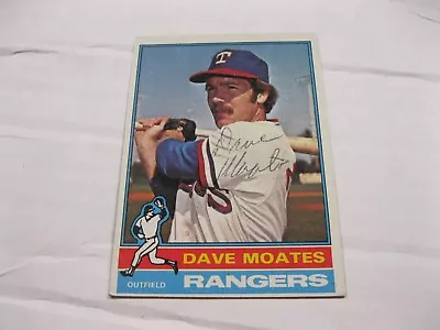 Dave Moates Autographed Baseball Card 1976 Topps • $8.43