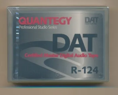 Quantegy Professional Studio Series DAT R-124 Certified Master Factory Sealed • $10.95