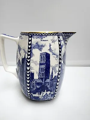 Vintage Ringtons Large Jug Cathedral By Wade Ceramics Blue & White • £10