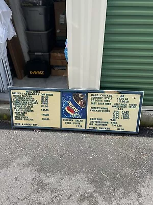 Vintage Pepsi Menu Board Sign With Letters • $49.99