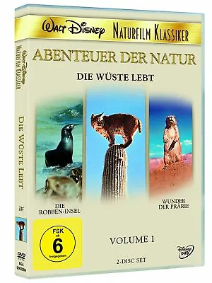 WALT DISNEY / The Living Desert / Seal Island / Vanishing Prairie / USED R2 DVD • £19.95
