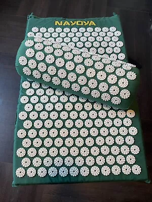 Nayoya Acupressure Mat And Pillow Set Stress And Pain Relief • $9.50