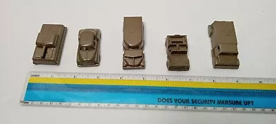 New Vintage Mohawk Plastic Military Army Trucks Small  Toys Lot Of 5 • $14.99