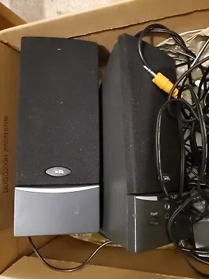 Cyber Acoustics  Computer Speakers - Black • $5.38