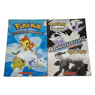 Pokemon Handbooks X 2. Black & White Version + Sinnoh Handbook. (PB 2011/2007) • $24.95