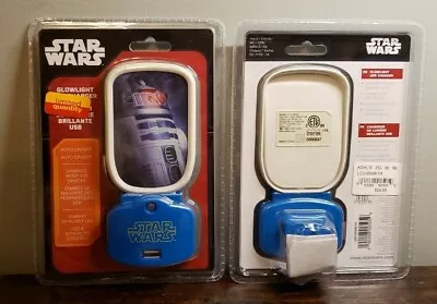 Set Of 2 Star Wars R2-D2 LED USB Nightlight Glowlight Charger With USB Charger • $9.99