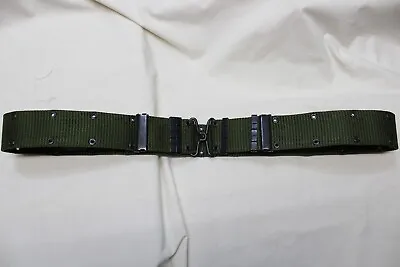 US Military Issue Post Vietnam Era LC-2 Pistol Belt Nylon Web Belt Large C55 • $36.95