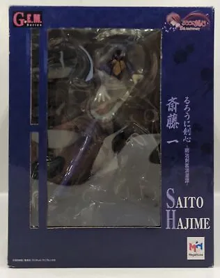 MegaHouse G.E.M. Series Rurouni Kenshin Saito Hajime Figure Japan Anime 230920 • $210