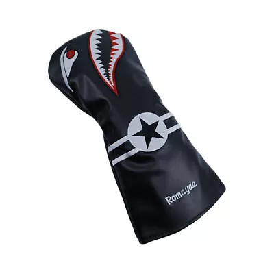 Golf Headcover Shark Mallet Putter Cover For Wood Club • $24.03