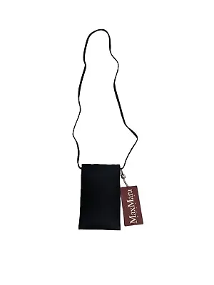 MAX MARA STUDIO Black Ddinar Small Pouch Phone Holder Bag NWD • $24.99