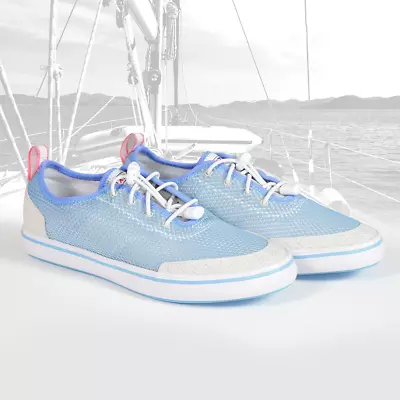 XTRATUF Women's Riptide Blue/White Water Deck Shoes 22202 • £34.99