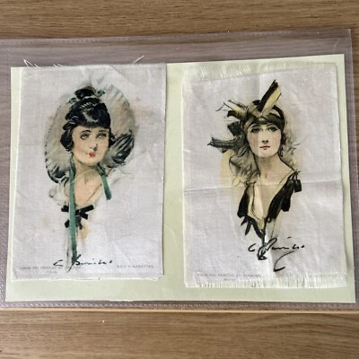 £9.75 • Buy Silk Godfrey Phillips BDV Cigarettes Beauties Modern Paintings 143x100mm No13&19
