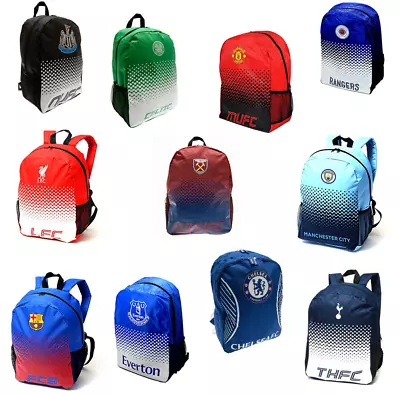 Football Backpack School Bag Rucksacks - Barcelona Chelsea Liverpool • £19.99