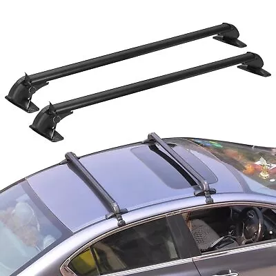 43.3  Universal Car Top Roof Rack Cross Bar Luggage Carrier Aluminum W/ Lock • $50.99