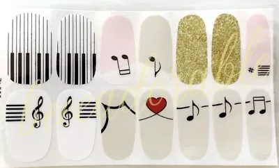 Music Note Symbol Polish Wrap Strip Sticker 🇺🇸 Ships From Us • $6.99