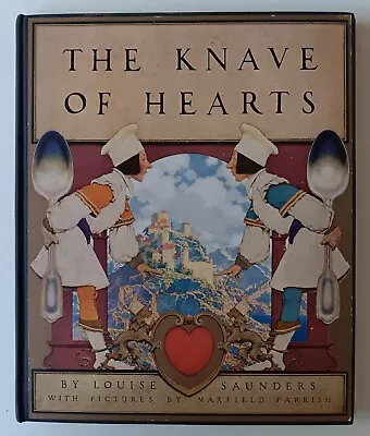 MAXFIELD PARRISH KNAVE OF HEARTS HB BOOK 1925 1st Edition EXCEPTIONAL CONDITION • $595
