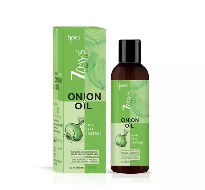 7 Days Black Seed Onion Hair Oil | Hair Growth And Hair Fall Control (100 Ml) • $36.80