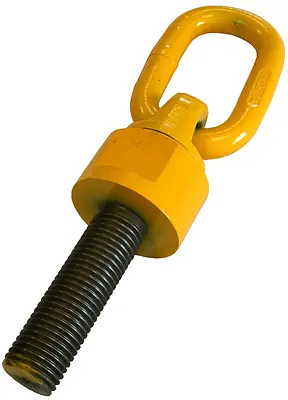 Grade 80 Long Thread Swivel Eye Bolt Lifting Point With Link In Sizes 12-36mm • £27.55
