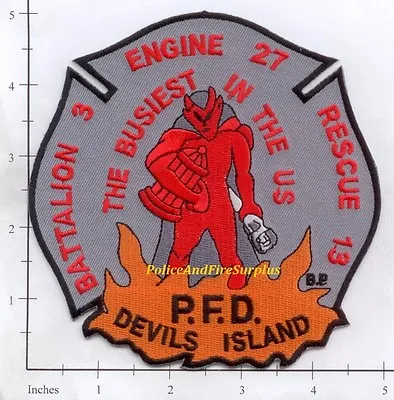 $3.85 • Buy Pennsylvania - Philadelphia Engine 27 PA Fire Dept Patch  Devil's Island