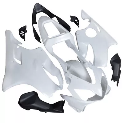 Unpainted White ABS Plastic Fairing Cowl Bodywork For CBR600 F4I 2001 2002 2003 • $313.59