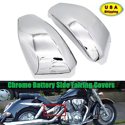 Left&Right Battery Side Fairing Cover For Honda 2003-2023 VTX1300R/Retro S/Spoke • $34.98