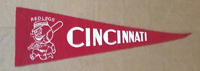 1950's Cincinnati Reds Redlegs Mini Pennant 5x14 Inches B2A • $20