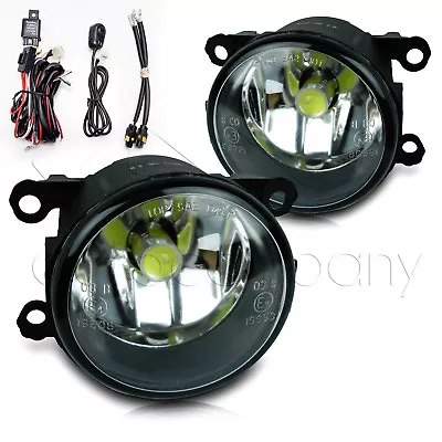 For 2005-2015 Ford Mustang Fog Lights W/Wiring Kit & COB Bulbs - Clear • $84.03