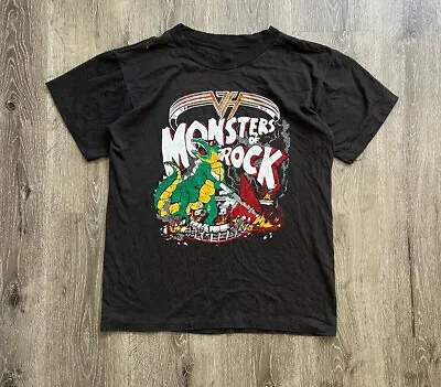 Vintage 1988 Van Halen Monsters Of Rock Tour T Shirt Funny Vintage Gift For Men • $20.97