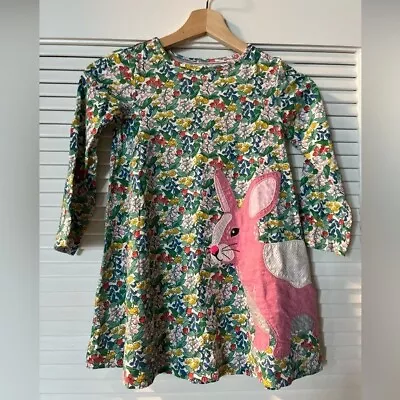 Mini Boden Appliqué Bunny Rabbit Dress | 5/6 Y • $22