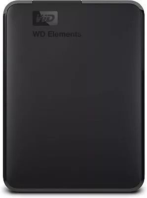 WD 5 TB Elements Portable External Hard Drive - USB 3.0 Black • £171.95