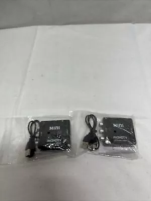 Mini AV TO HDMI CONVERTER 2PK • $8.99