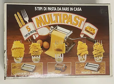 Marcato Atlas Multipast 5 Pasta Maker Machine Lasagna Ravioli Spaghetti Taglioli • $95