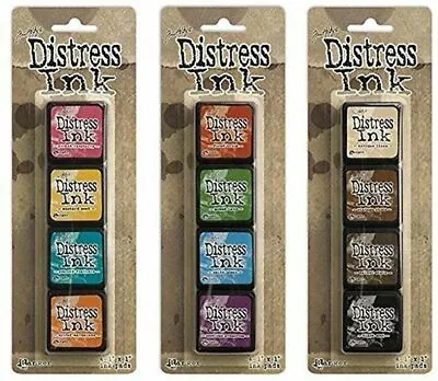 Ranger Tim Holtz Distress Mini Ink Pad Kits #1 #2 And #3 Bundle • $30.99