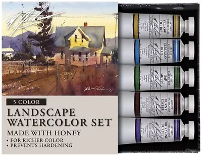 M. Graham Tube Watercolor Paint Landscape 5-Color Set 1 2-Ounce By M. Graha 553 • $67.13