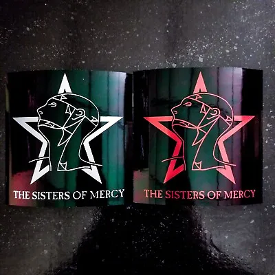 🦇 Sisters Of Mercy 4 X 4  Waterproof Vinyl Goth Sticker [💪 HQ Durability!] • $5.16