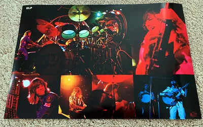 Emerson Lake & Palmer Poster Keith Emerson Stage Welcome Back Tour Poster RaRe ! • £11.99