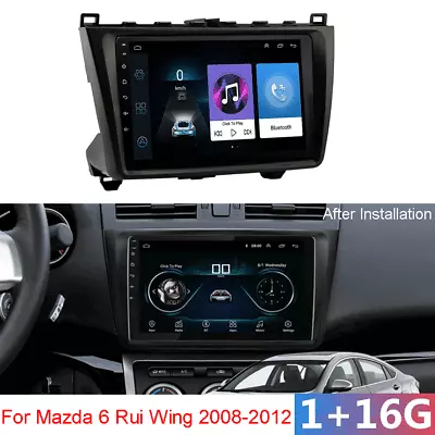 9  Android 9.1 Car Stereo Radio GPS Head Unit WiFi Player For 2008-2012 Mazda 6 • $160.11