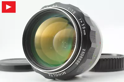 【EXC +5】 Minolta 58mm F/1.2 MC Rokkor PG  Hawk Eye  MF Standard Prime From JAPAN • $328.98