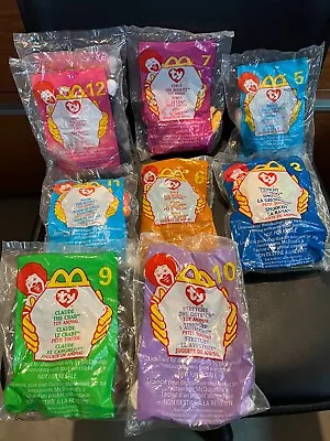 (9) McDonald's Mini Ty Beanie Babies - Collectable Toys - New In Packaging • $13