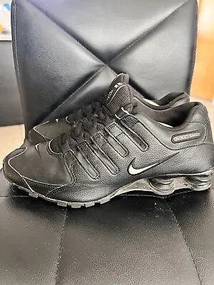 Nike Shox NZ Retro Black Running Shoes Leather 501524-091 MENS Size 11 • $100