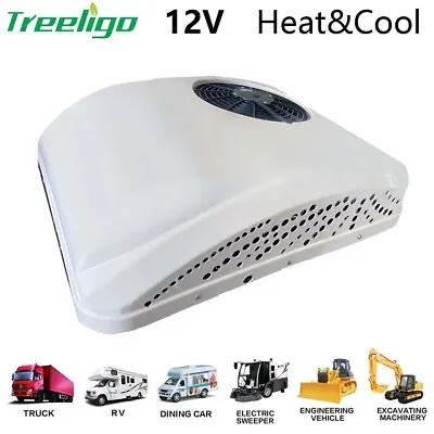 Treeligo RV Air Conditioner Camper Rooftop Universal Heat&Cool AC Unit White 12V • $1399.99