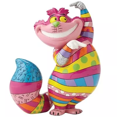 NEW Official Disney Figurine Cheshire Cat Alice In Wonderland Statue Gift Britto • $83.90