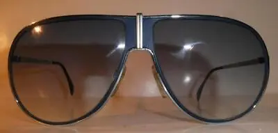 Vintage-rare-silhouette Phantom Aviator Sunglasses Blue Frames-lens-8505/15-130 • $264.99