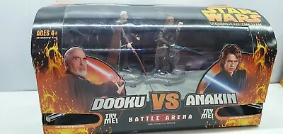 Star Wars Battle Arena 3.75  Figure 2005 Dooku Vs Anakin Trade Federation ROTS • $74