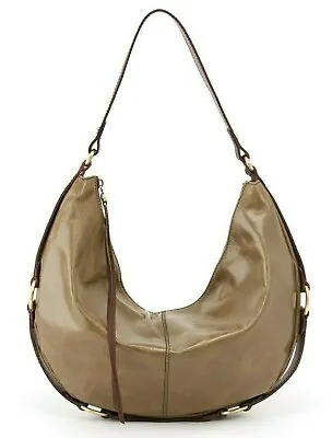 HOBO Rogue Large Leather Hobo Shoulder Bag Handbag In Mink • $34.99